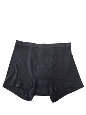 knix  Super absorbent Women's Black Boxer Briefs/ short - Ribbed Support